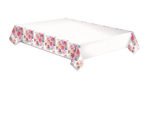 Colorat Arrangement Față de masă din hârtie cu flori 120x180 cm
