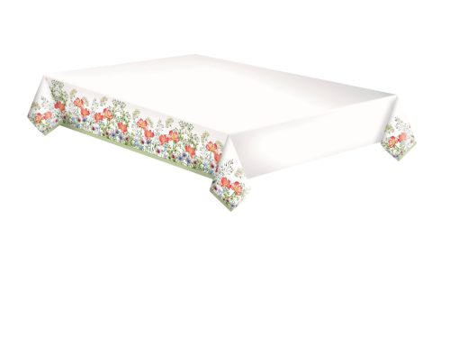 Colorat Meadow in June Față de masă din hârtie cu flori 120x180 cm