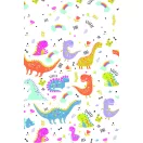 Dinozaur Funny față de masă din hârtie 120x180 cm
