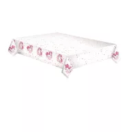 Unicorn Pink Heart față de masă din hârtie 120x180 cm