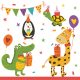 Animale Cute Party șervețel 20 buc 33x33 cm