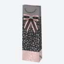 Colorat Bow sac de hârtie pentru vin 10,5x33x8,5 cm