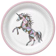 Unicorn Graphic Wild farfurii de hârtie set de 8, 22,7 cm