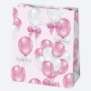 Bebe Welcome Pungă cadou de hârtie pentru Baby Shower, 19x23x10,5 cm