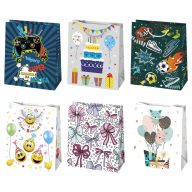   La mulți ani For Everyone Sac de cadou din hartie Happy Birthday 19x23x10.5 cm