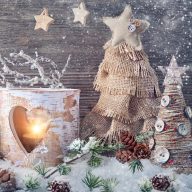 Crăciun Warm Light șervețele, pachet de 20, 33x33 cm