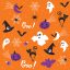 Halloween Graphics on Orange șervețel, set de 20, 33x33 cm
