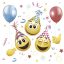 Emoji Icons&Balloons Șervețel Smiley 20 buc. 33x33 cm