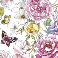 Floare Watercolour șervețel 20 buc 33x33 cm