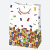 Colorat Party Pungă cadou de hârtie pentru băieți, 23x32x11 cm