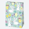 Paște Bunnies sacoșă de cadou din hârtie 23x32x11 cm