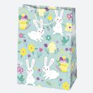 Paște Bunnies sacoșă de cadou din hârtie 23x32x11 cm