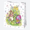 Paște Flowers sac de cadou din hârtie 19x23x10,5 cm