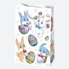Paște Bunny pungă cadou din hârtie 16x24x7 cm
