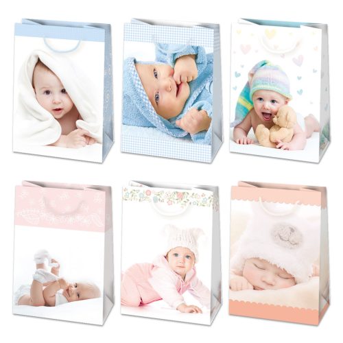 Bebe Little Blessings Pungă de cadou din hârtie pentru bebeluși 23x32x11 cm