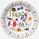 La mulți ani Funny Farfurie de hârtie Happy Birthday, set de 8, 22,7 cm