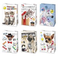   La mulți ani Friends Pungă cadou de hârtie Happy Birthday 23x32x11 cm