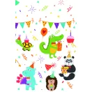 Animale Cute Party față de masă din hârtie 120x180 cm