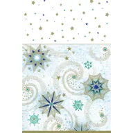   Crăciun Stars and Twirls față de masă de hârtie 120x180 cm