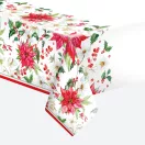 Crăciun Poinsettia fata de masă de hârtie 120x180 cm