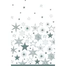 Crăciun Silver Stars față de masă de hârtie 120x180 cm