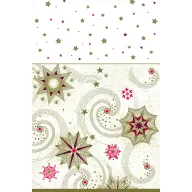   Crăciun Gold Stars and Twirls față de masă de hârtie 120x180 cm
