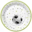 Fotbal With Stars farfurie de hârtie 8 bucăți 18 cm