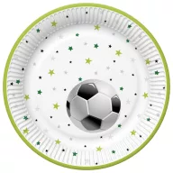 Fotbal With Stars farfurie de hârtie 8 buc 22,7 cm