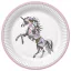 Unicorn Graphic Wild farfurie din hârtie set de 8 buc 18 cm