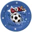 Fotbal Cool farfurie de hârtie, set de 8, 22,7 cm