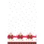 Crăciun Checked Bow față de masă de hârtie 120x180 cm