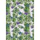 Colorat Fern and Butterfly Mapă elastică A/4 Natură