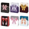 Colorat Bow sac de cadou din hârtie 19x23x10,5 cm