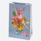 Colorat Bouquets Pungă cadou din hârtie, pungă cadou 16x24x7 cm