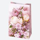 Colorat Bouquets Pungă cadou din hârtie, pungă cadou 16x24x7 cm