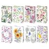 Colorat Mirth Sac cadou din hârtie cu flori, 16x24x7 cm