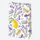 Colorat Mirth Sac cadou din hârtie cu flori, 16x24x7 cm