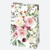 Colorat Mirth Sac cadou din hârtie cu flori, 16x24x7 cm