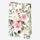 Colorat Mirth Sac cadou din hârtie cu flori, 16x24x7 cm