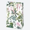 Colorat Mirth Sac cadou din hârtie cu flori, 16x24x7 cm