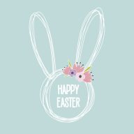 Paște Graphic Bunny șervețel 20 buc 33x33 cm