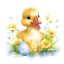Paște Cute Baby Duck șervețel 20 buc 33x33 cm