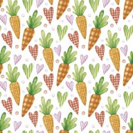 Paște Sweet Carrots șervețel set de 20 25x25 cm