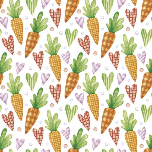 Paște Sweet Carrots șervețel set de 20 25x25 cm