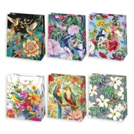 Floare Elegant Floral sac de cadou din hârtie 19x23x10,5 cm