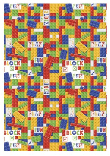 Colorat Block Fun Mapă cu elastic A/4 cu model Lego