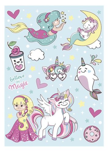 Unicorn Believe in Magic Mapă elastică A/4