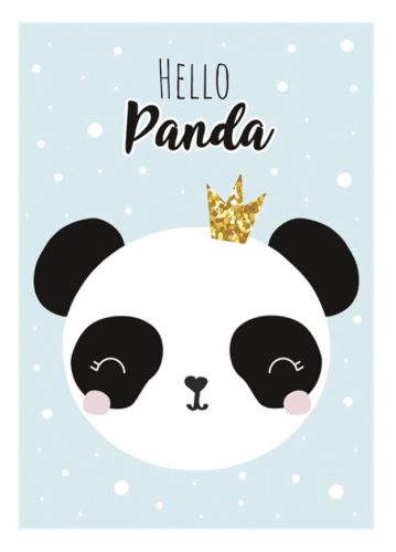 Panda Crown Mapă A/4 cu elastic