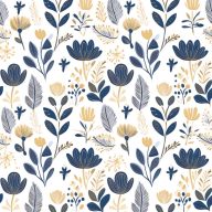   Colorat Scandinavian Floral Șervețel florar 20 buc 33x33 cm