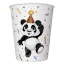 Animale Funny Panda pahar de hârtie 8 bucăți 250 ml
